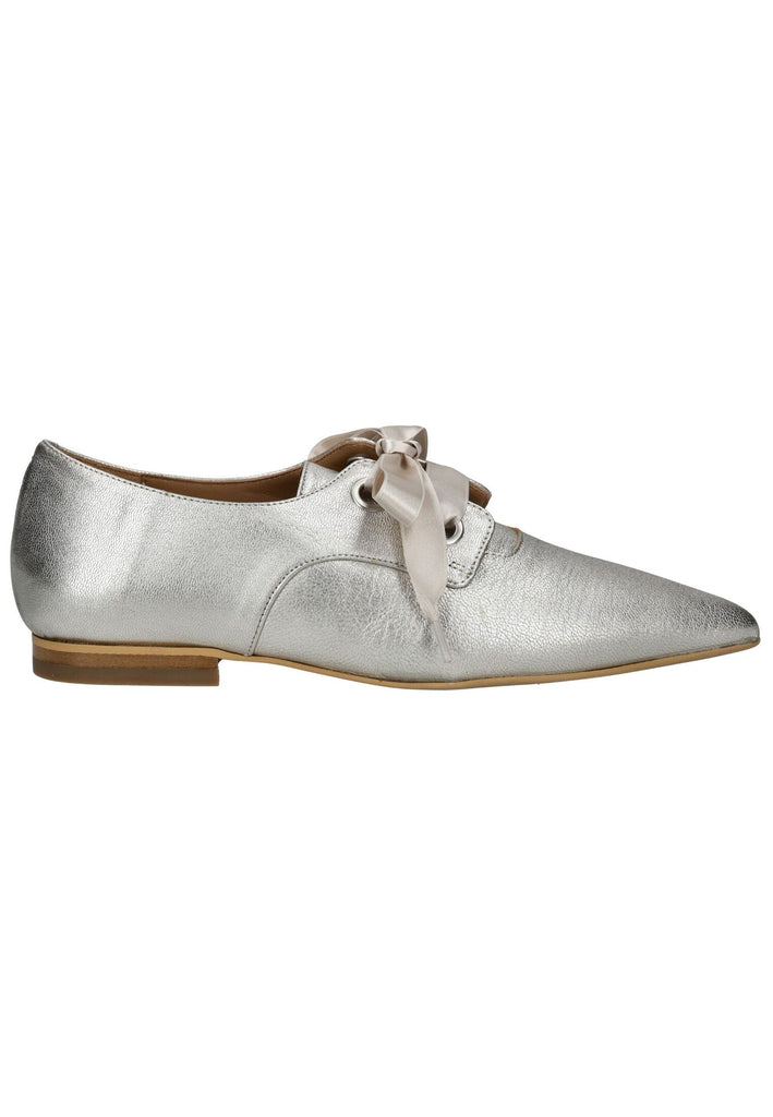 FLY London Halbschuhe Leder Silber