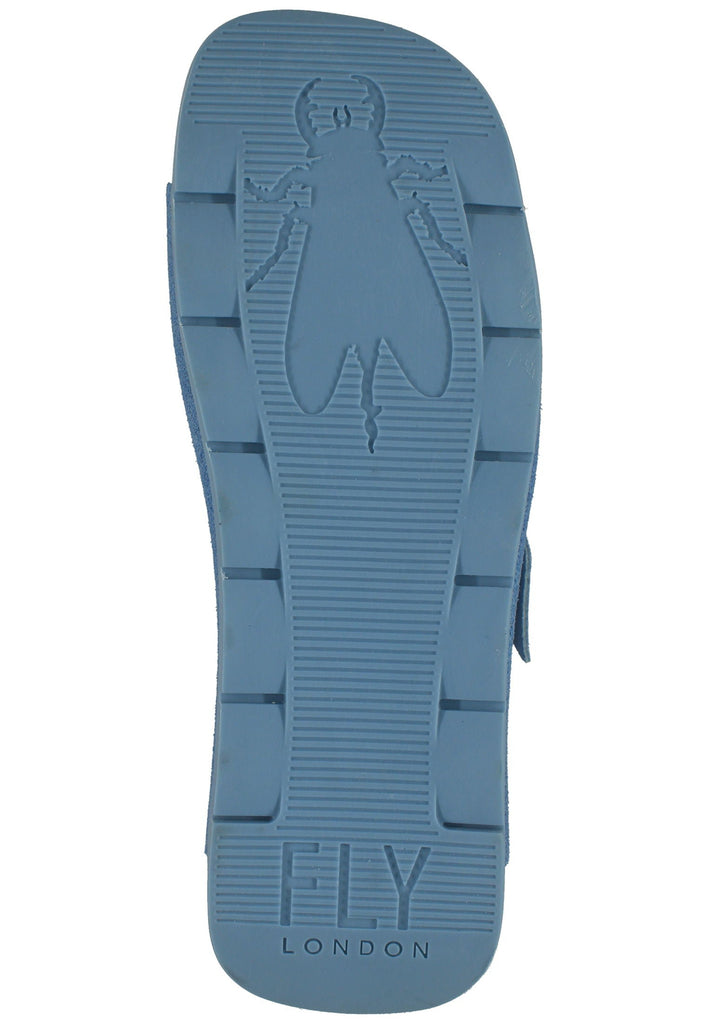 FLY London Pantoletten Leder Hellblau