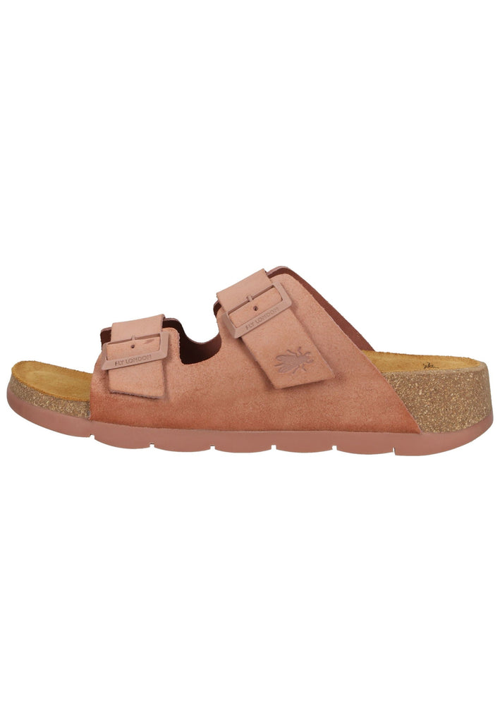 FLY London Pantoletten Leder Rose