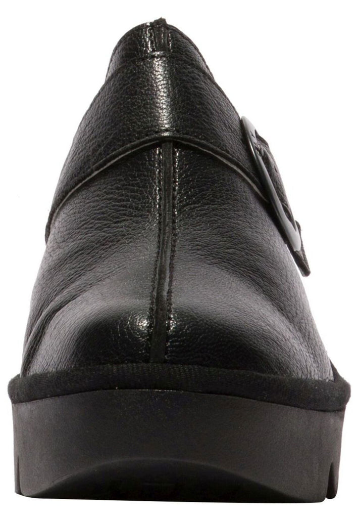 FLY London Pantoletten Leder Schwarz