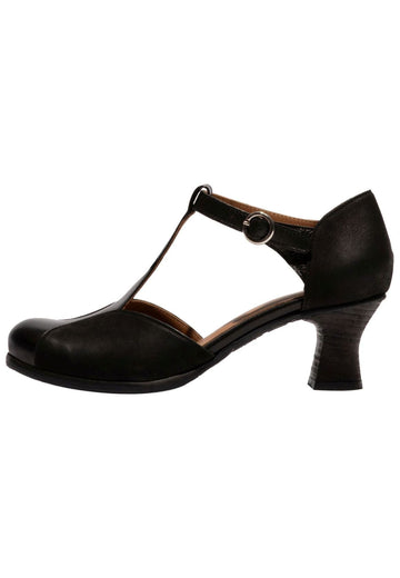 Pumps FLY London Pumps Leder Schwarz