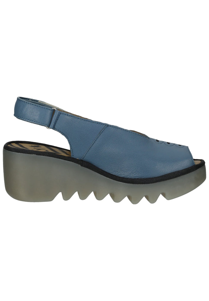 FLY London Pumps Leder Petrol