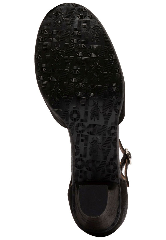 FLY London Pumps Leder Schwarz
