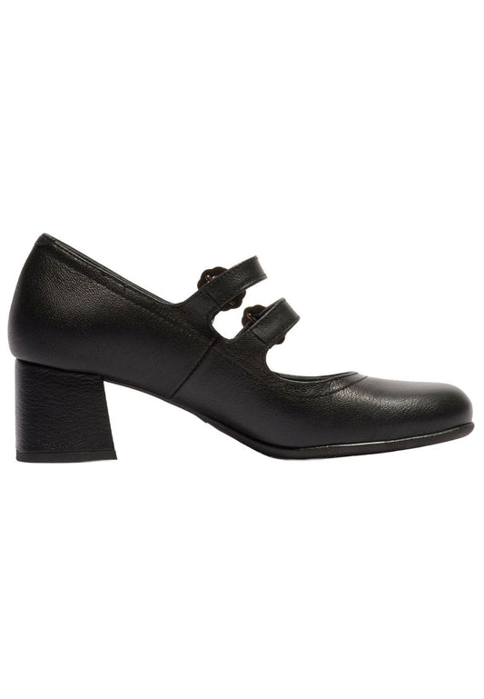 FLY London Pumps Leder Schwarz