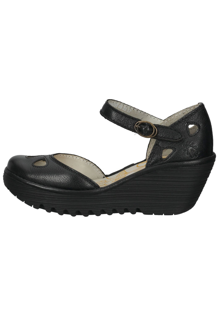 Sandalen FLY London Sandalen Leder Schwarz