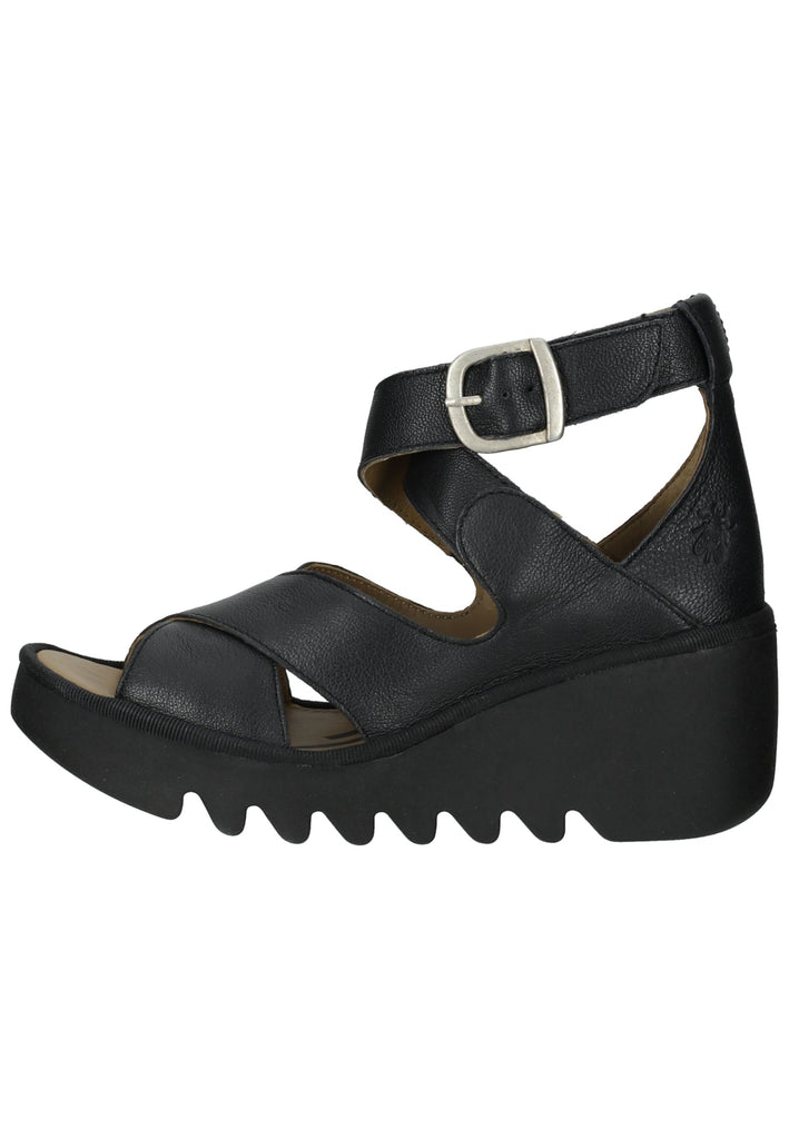 Sandalen FLY London Sandalen Leder Schwarz