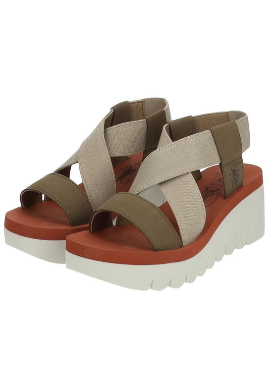 FLY London Sandalen Leder Mehrfarbig