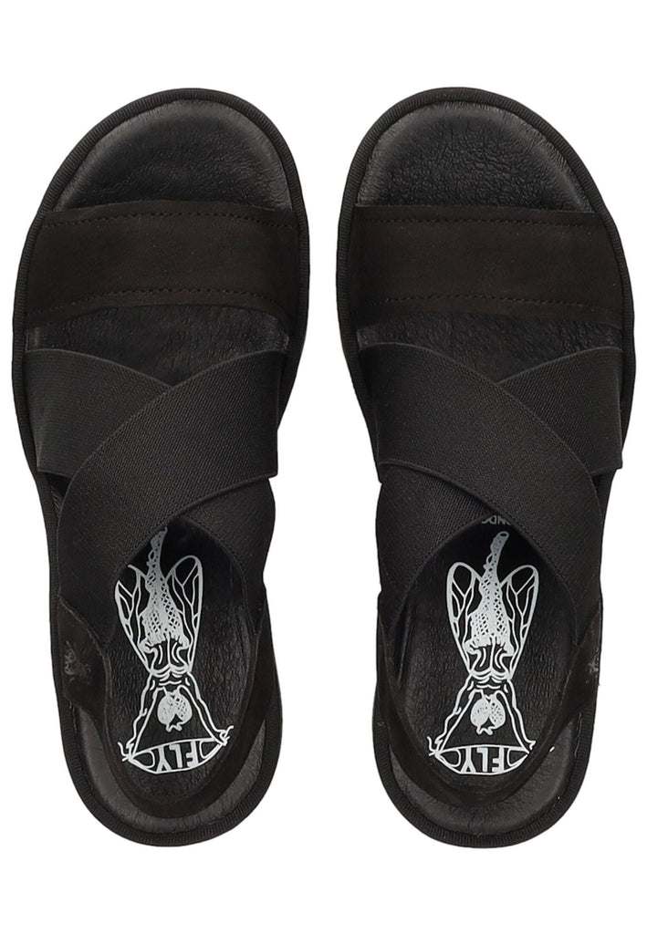 FLY London Sandalen Leder Schwarz