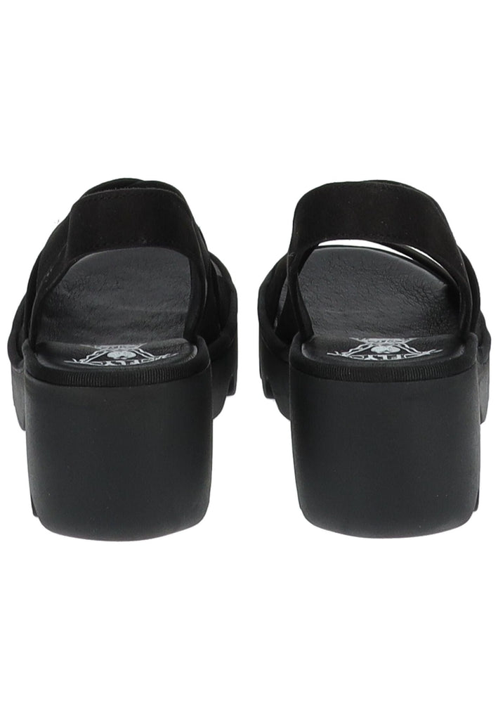 FLY London Sandalen Leder Schwarz