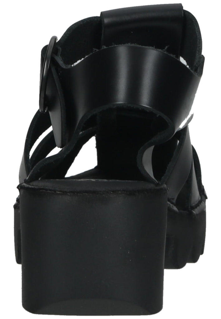 FLY London Sandalen Leder Schwarz