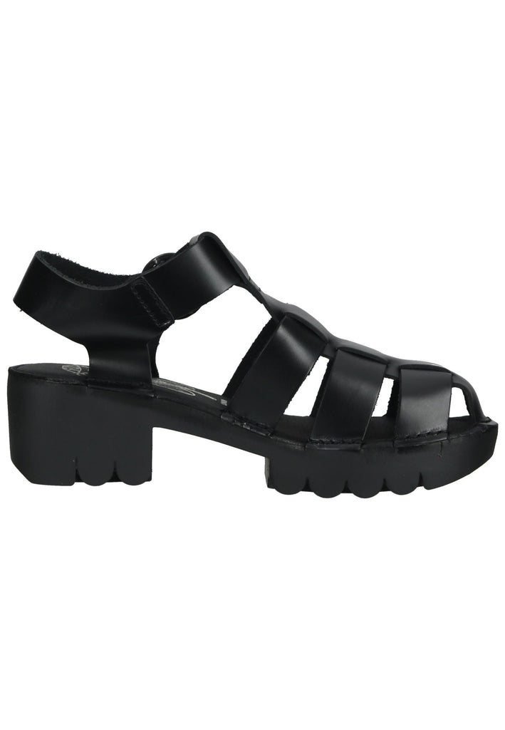 FLY London Sandalen Leder Schwarz