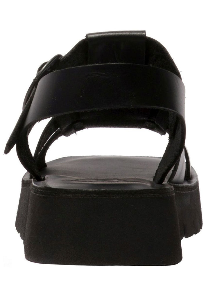 FLY London Sandalen Leder Schwarz