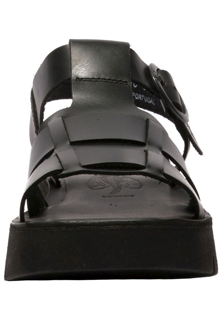 FLY London Sandalen Leder Schwarz