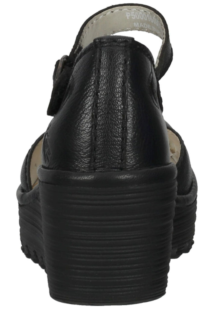 FLY London Sandalen Leder Schwarz