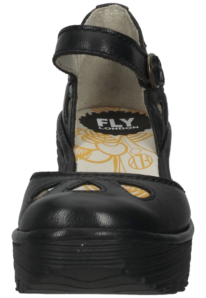 FLY London Sandalen Leder Schwarz