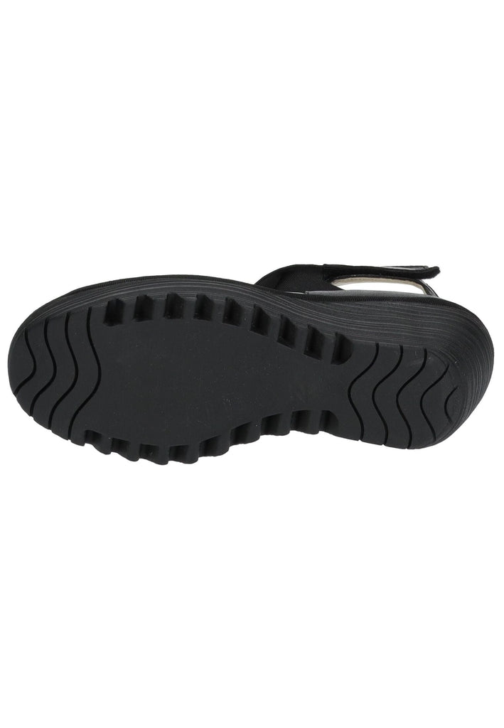 FLY London Sandalen Leder Schwarz