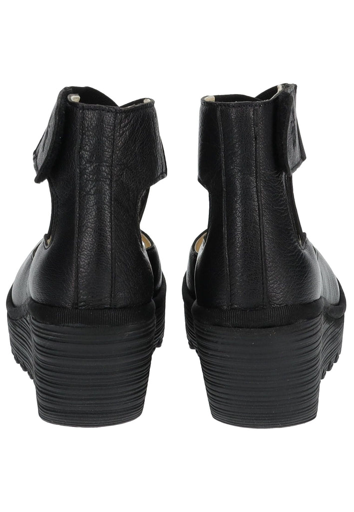 FLY London Sandalen Leder Schwarz