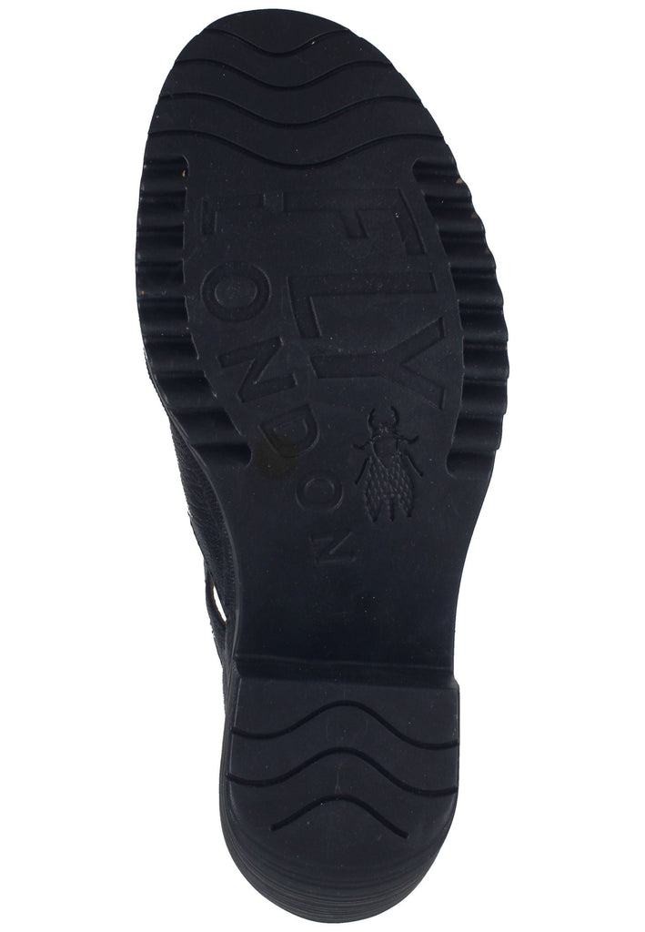 FLY London Sandalen Leder Schwarz