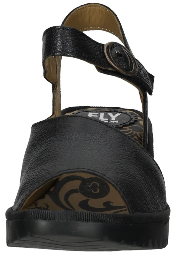 FLY London Sandalen Leder Schwarz