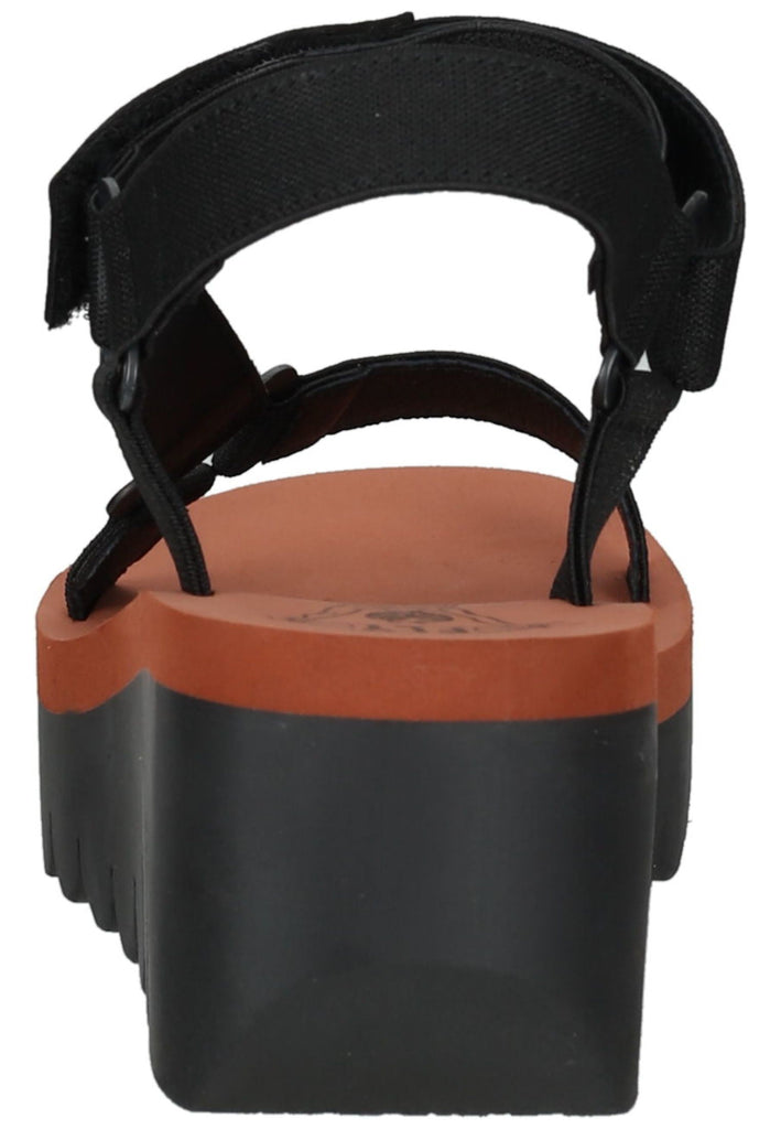 FLY London Sandalen Textil Schwarz