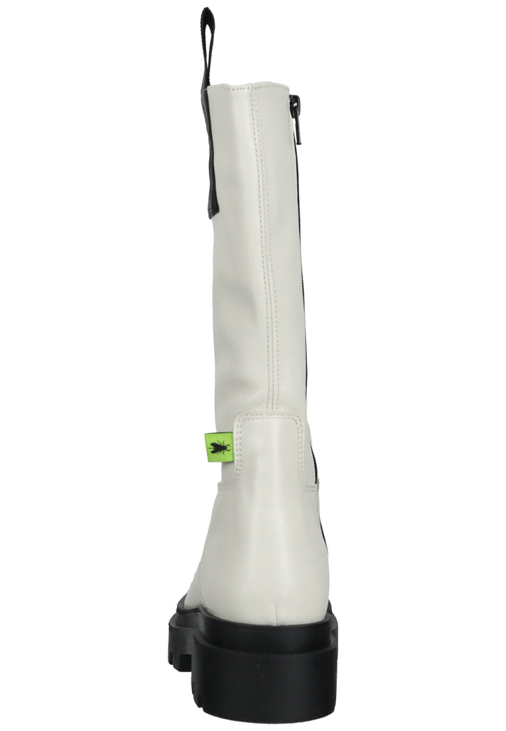 FLY London Stiefel Leder Weiß
