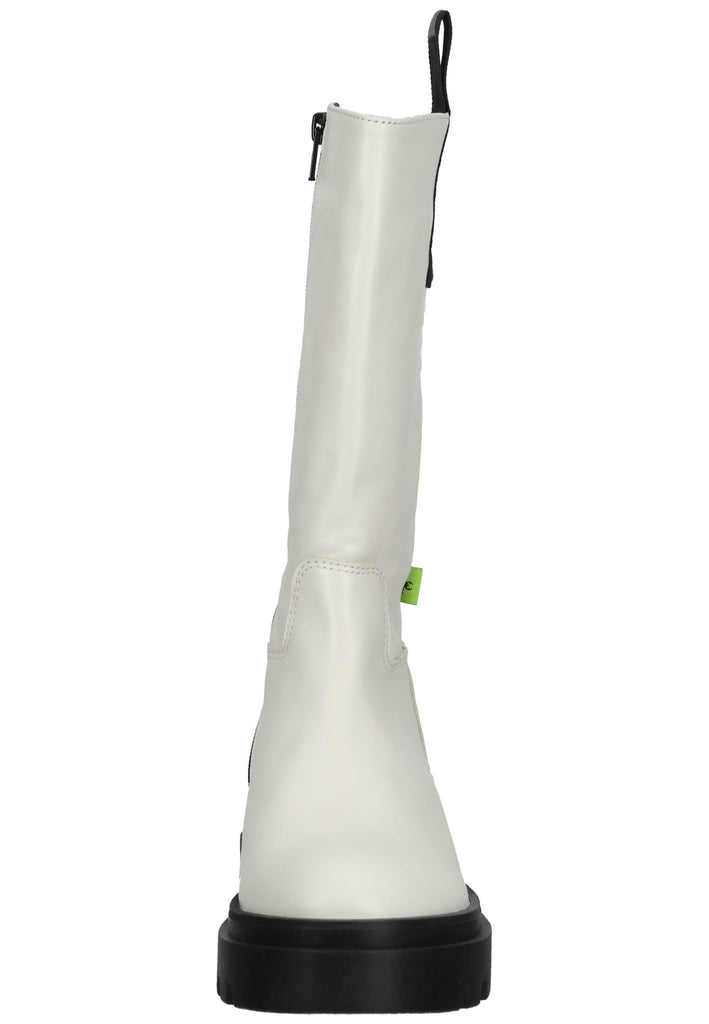 FLY London Stiefel Leder Weiß