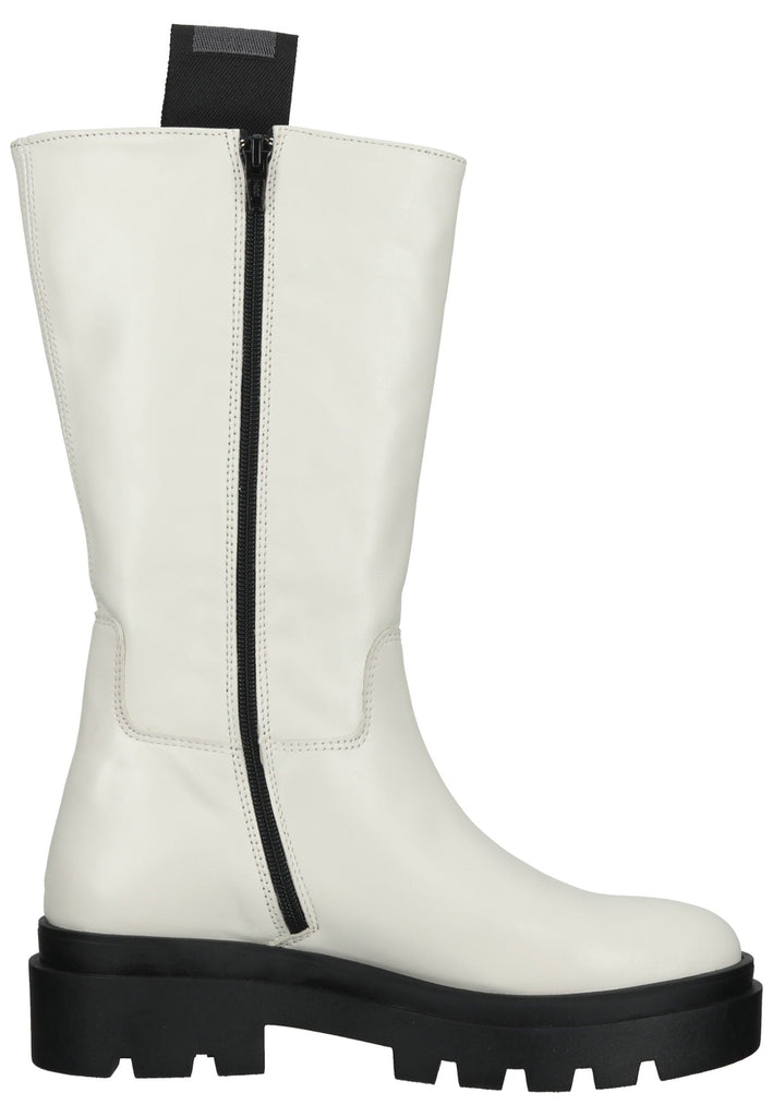 FLY London Stiefel Leder Weiß