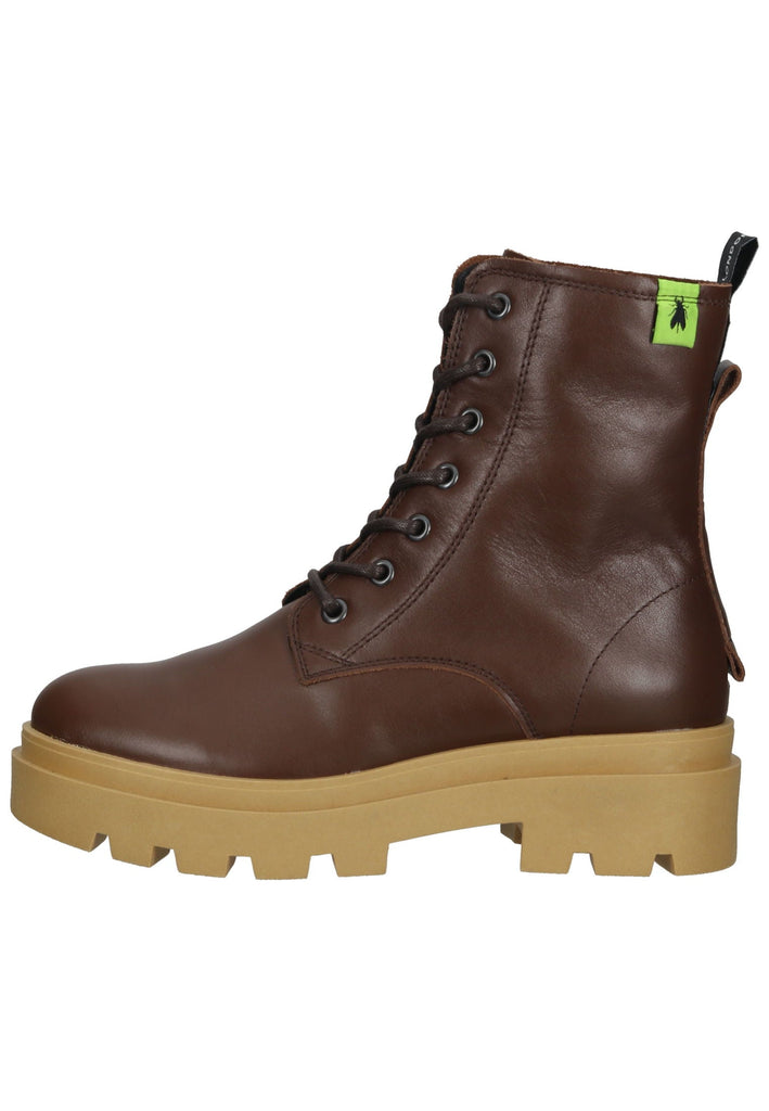 FLY London Stiefelette Leder Chocolate