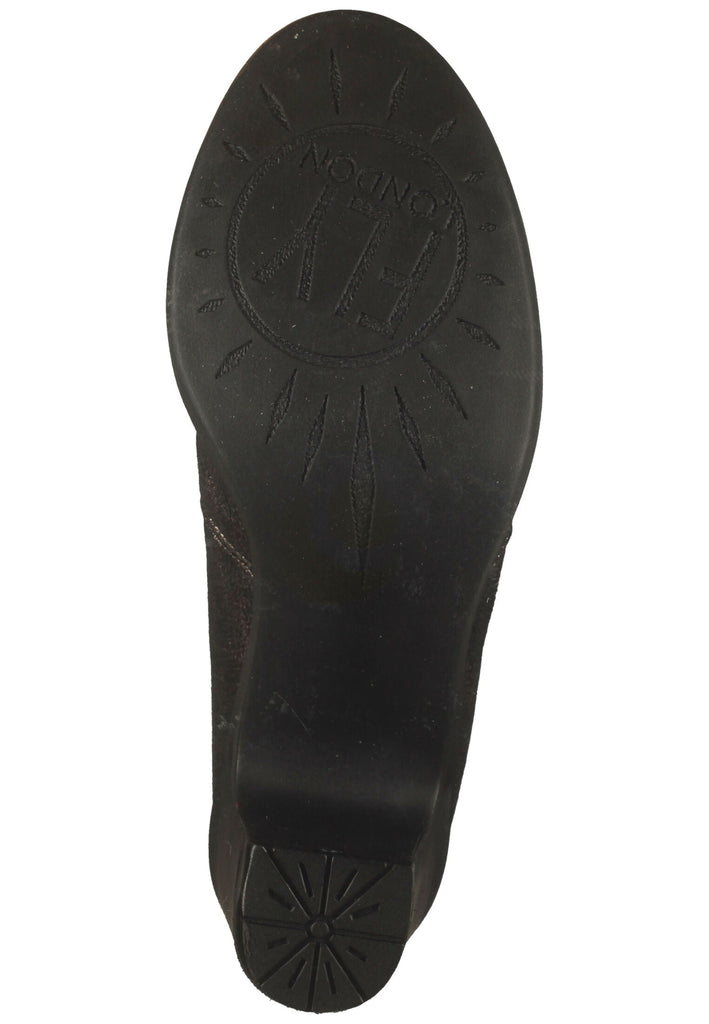 FLY London Stiefelette Leder Graphite