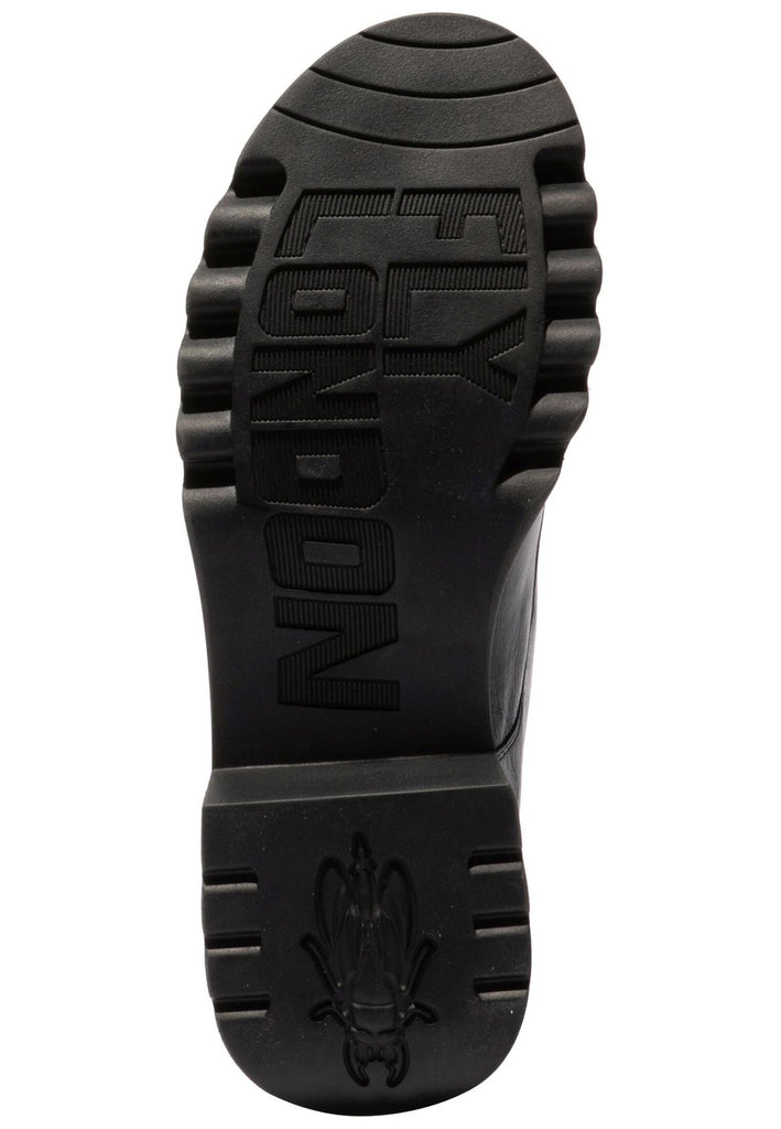 FLY London Stiefelette Leder Navy