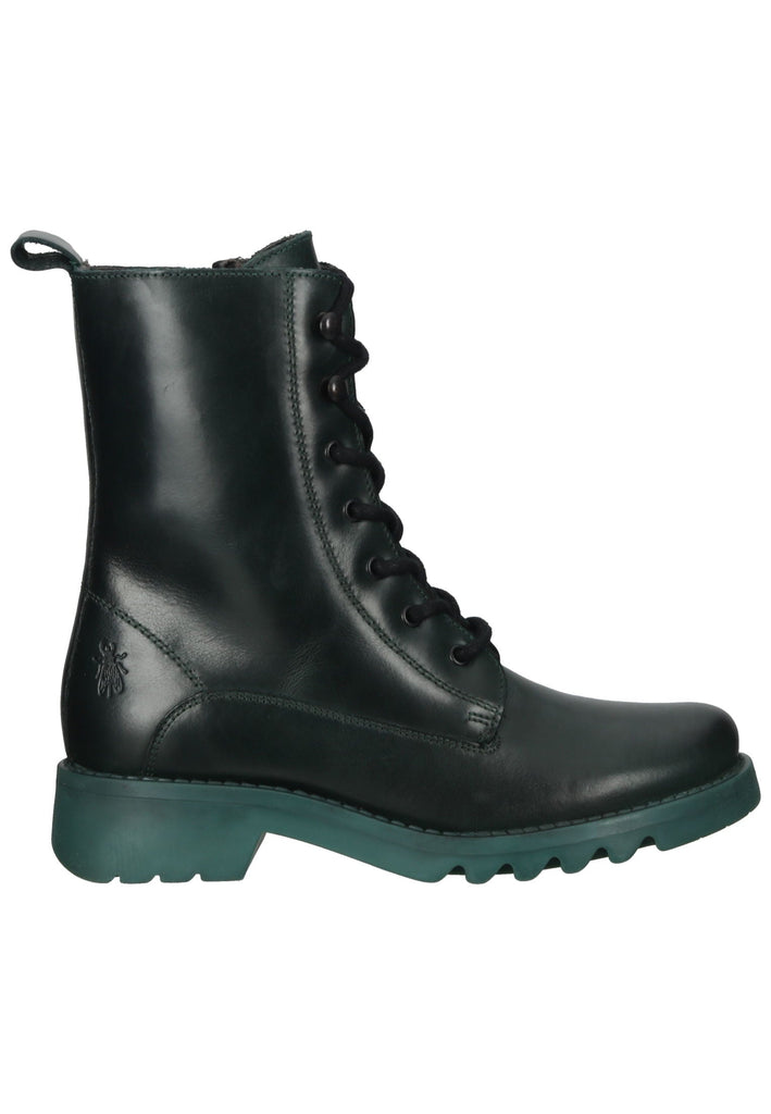 FLY London Stiefelette Leder Petrol