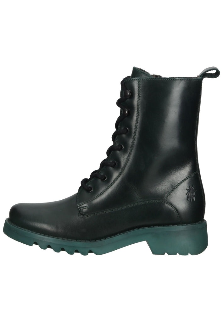 FLY London Stiefelette Leder Petrol