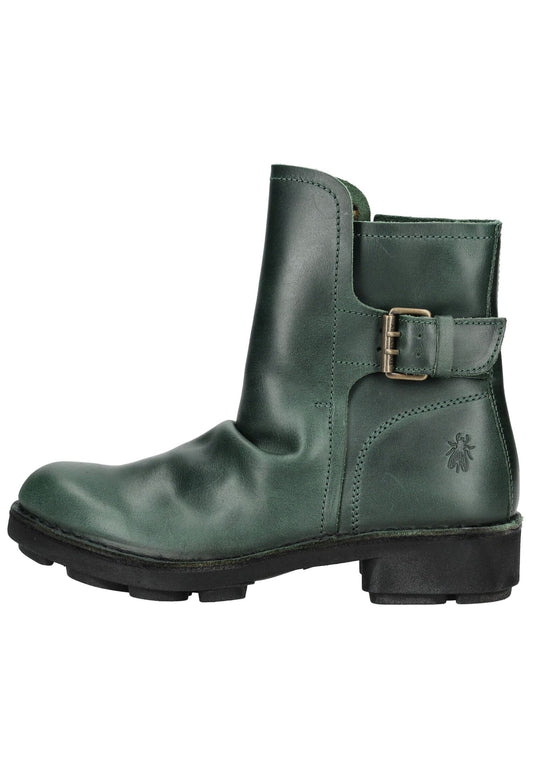 FLY London Stiefelette Leder Petrol