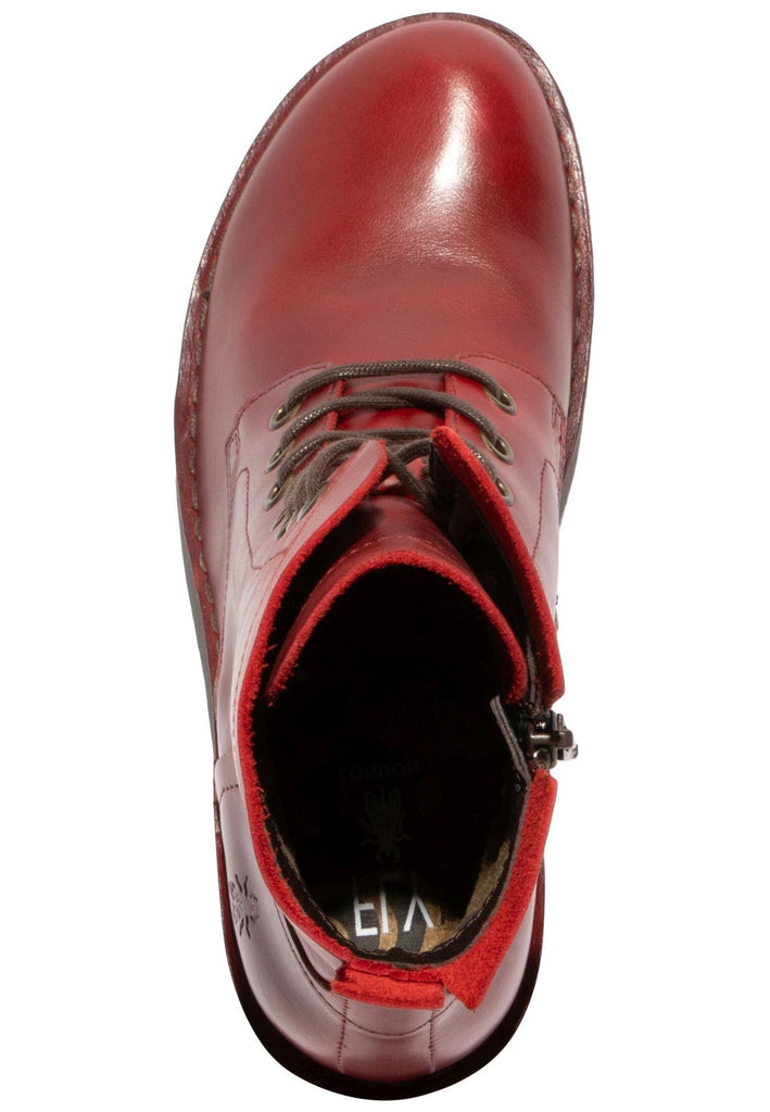 FLY London Stiefelette Leder Rot