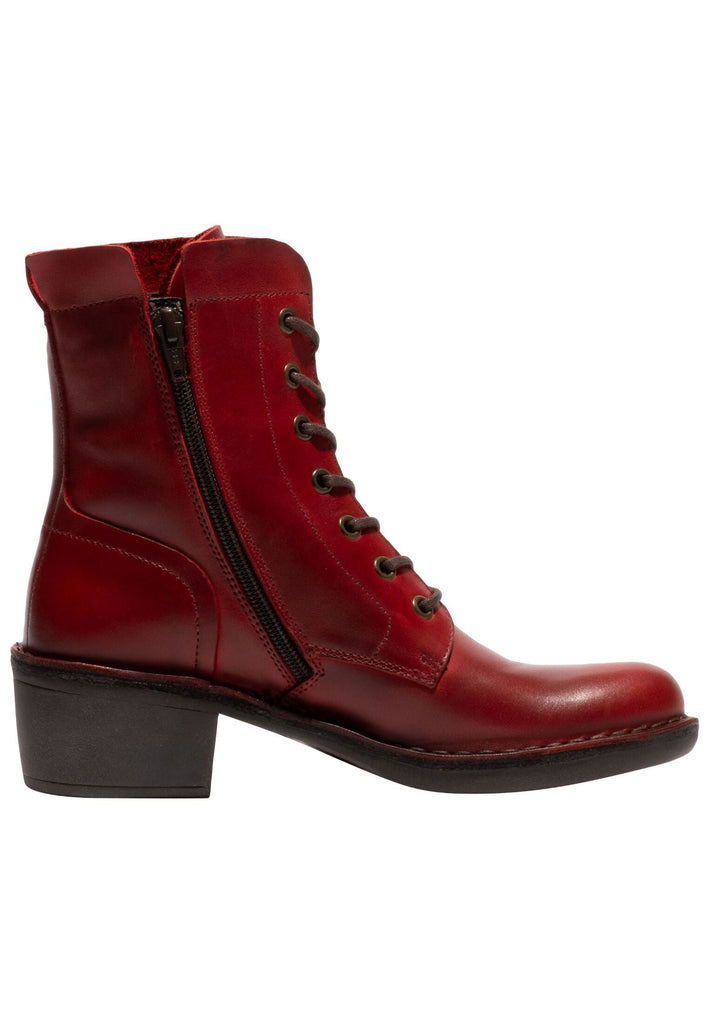 FLY London Stiefelette Leder Rot