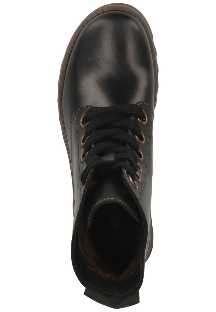 FLY London Stiefelette Leder Schwarz