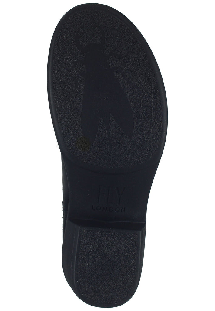 FLY London Stiefelette Leder Schwarz