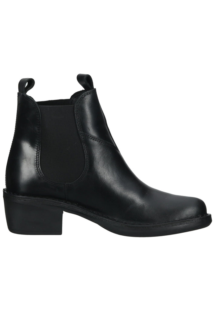 FLY London Stiefelette Leder Schwarz