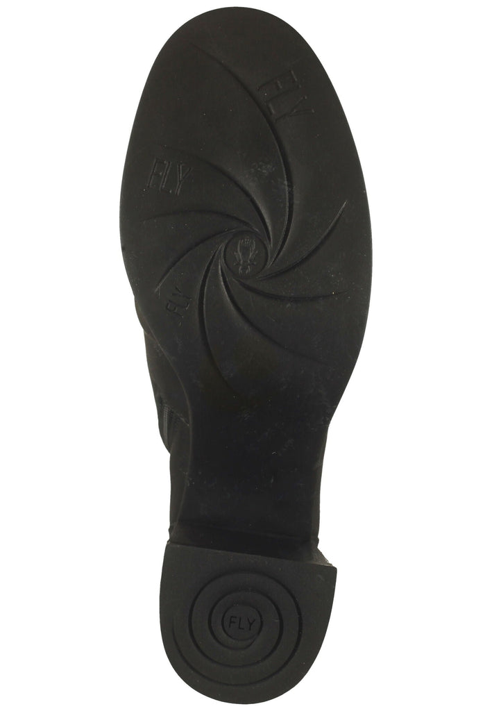 FLY London Stiefelette Leder Schwarz