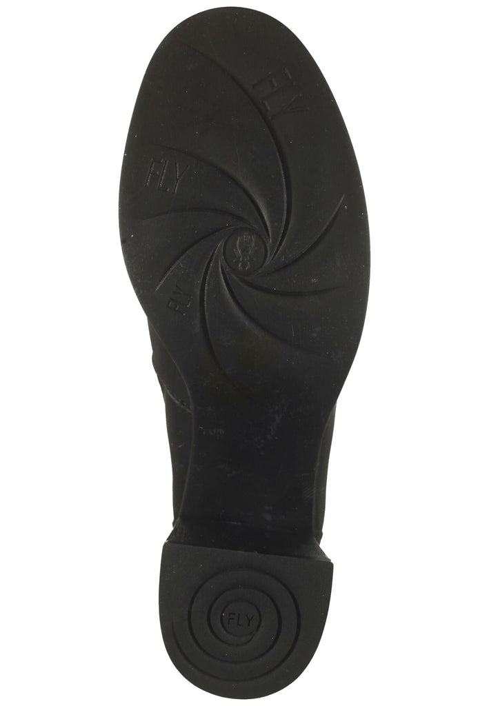 FLY London Stiefelette Leder Schwarz