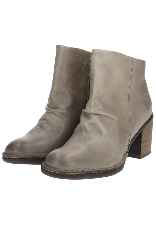 FLY London Stiefelette Leder Taupe