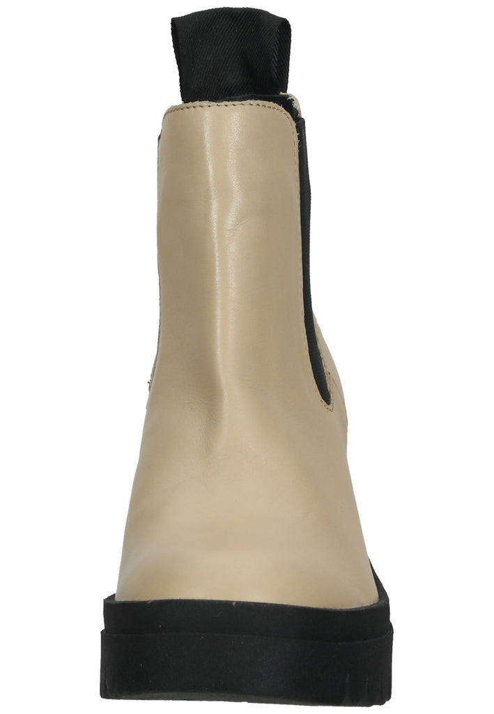 FLY London Stiefelette Leder/Textil Beige