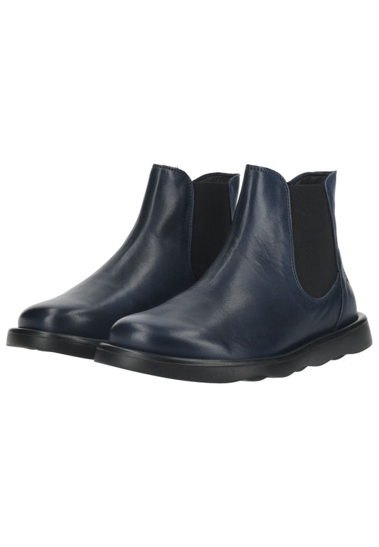 FLY London Stiefelette Leder/Textil Navy