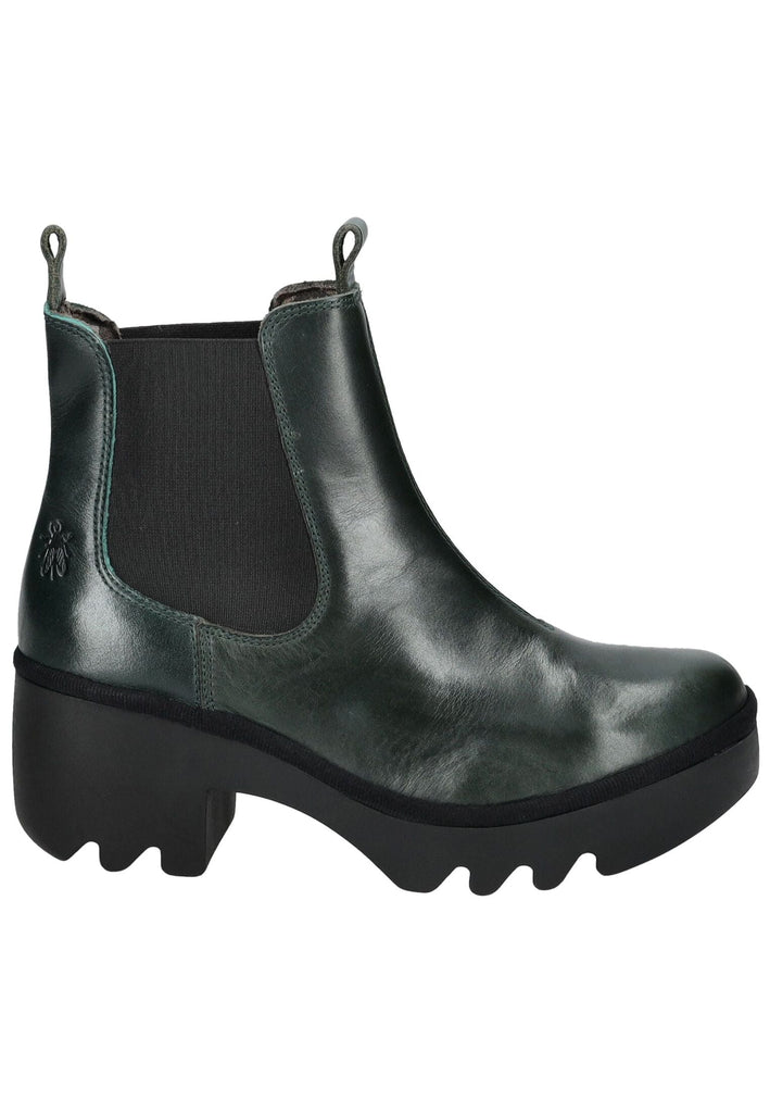 FLY London Stiefelette Leder/Textil Petrol
