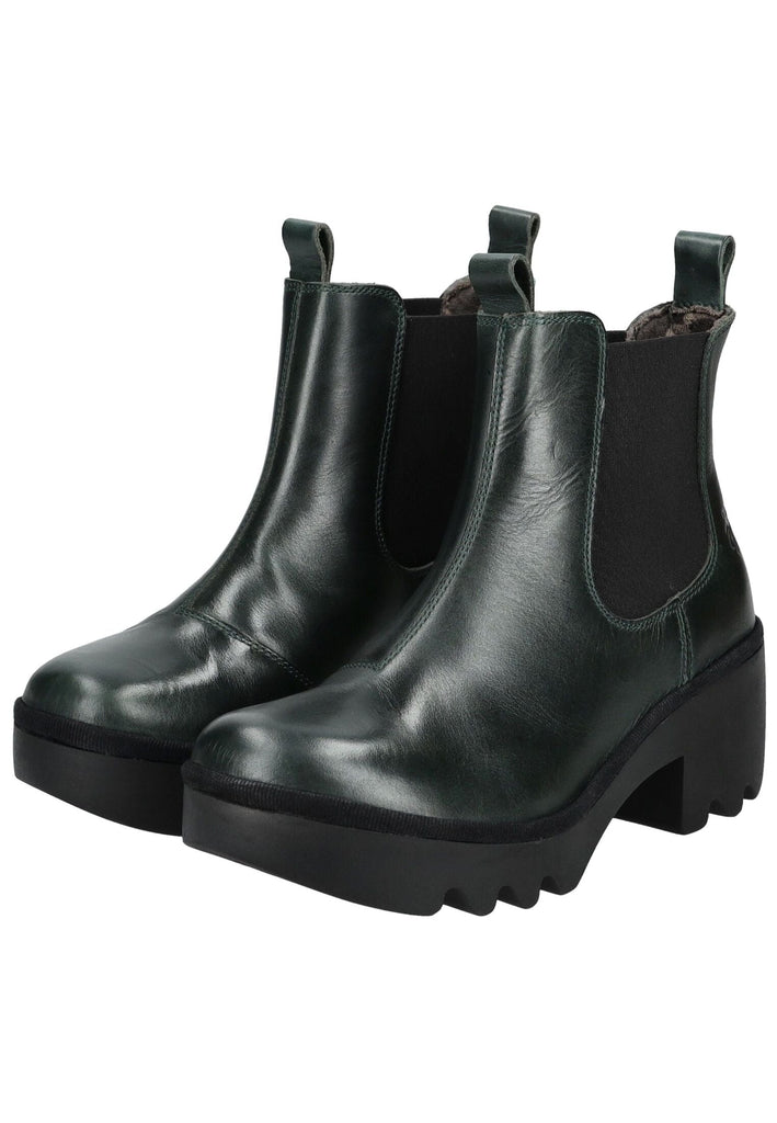 FLY London Stiefelette Leder/Textil Petrol