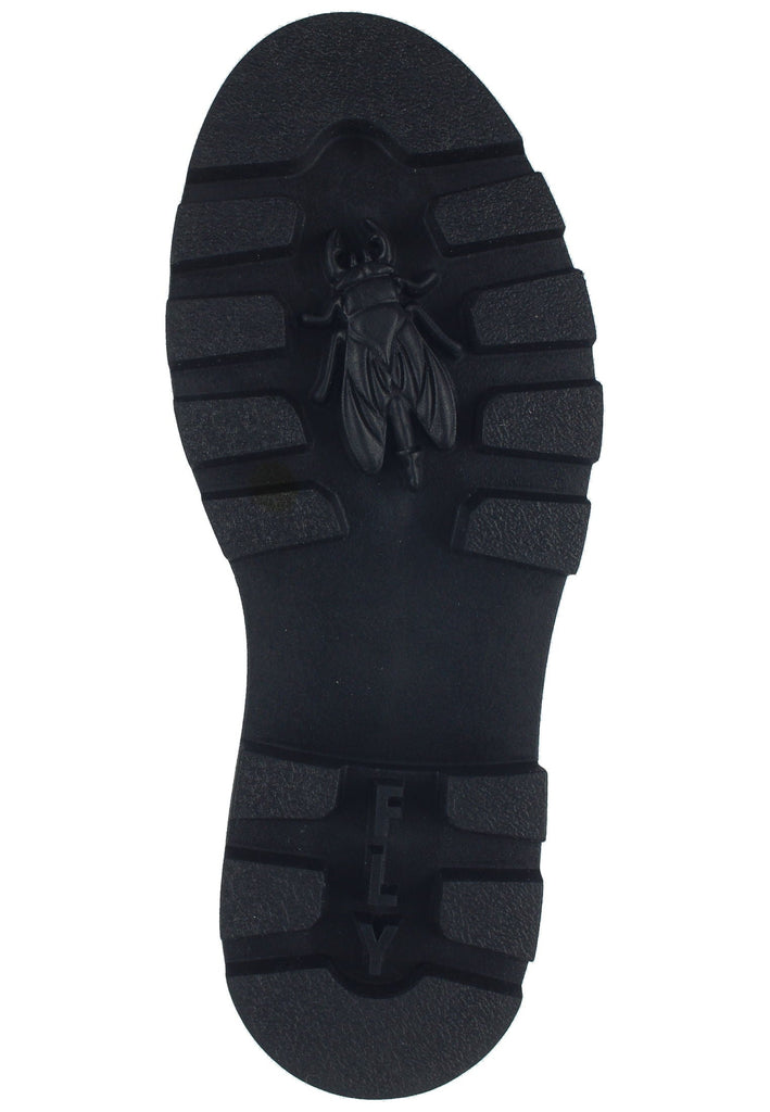 FLY London Stiefelette Leder/Textil Weiß