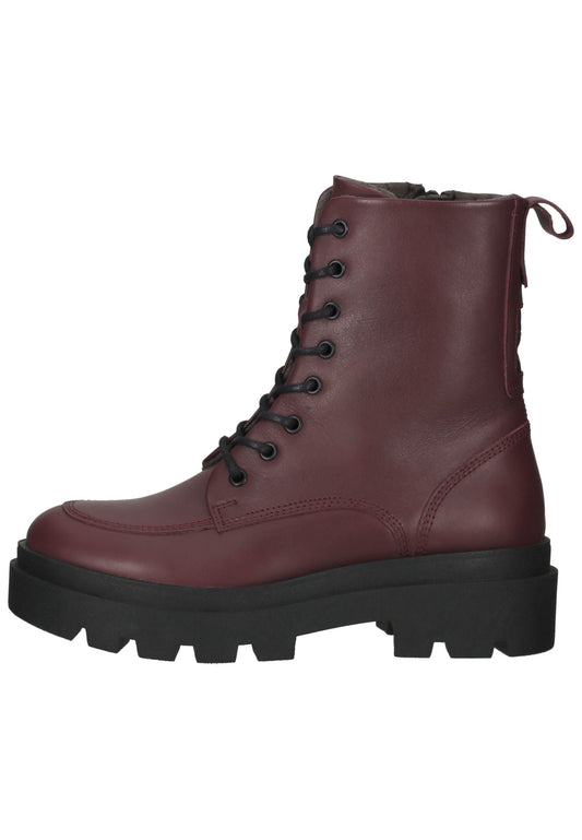 FLY London Stiefelette Leder Wine