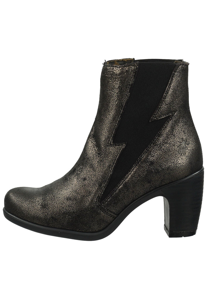 Stiefeletten FLY London Stiefelette Leder Graphite