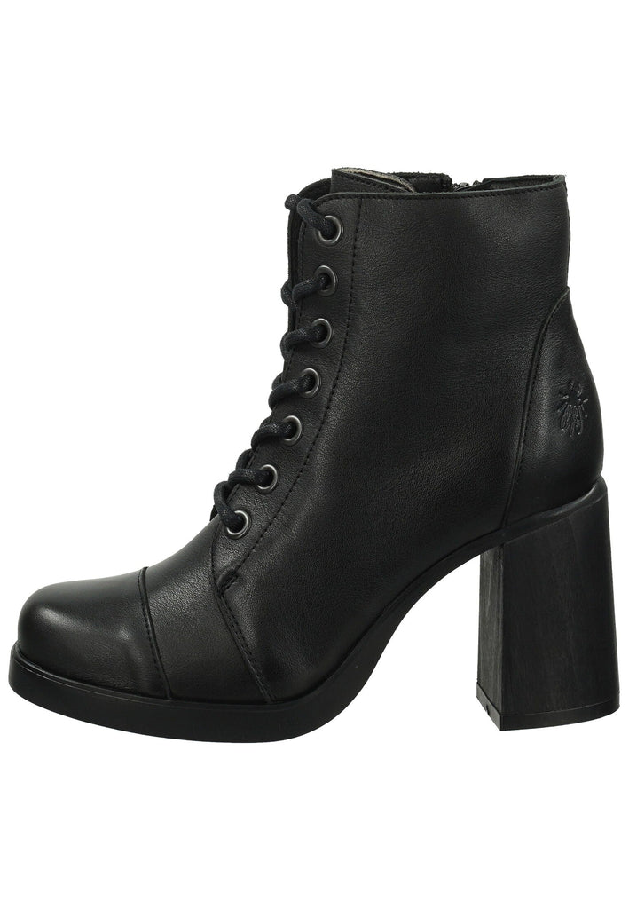 Stiefeletten FLY London Stiefelette Leder Schwarz
