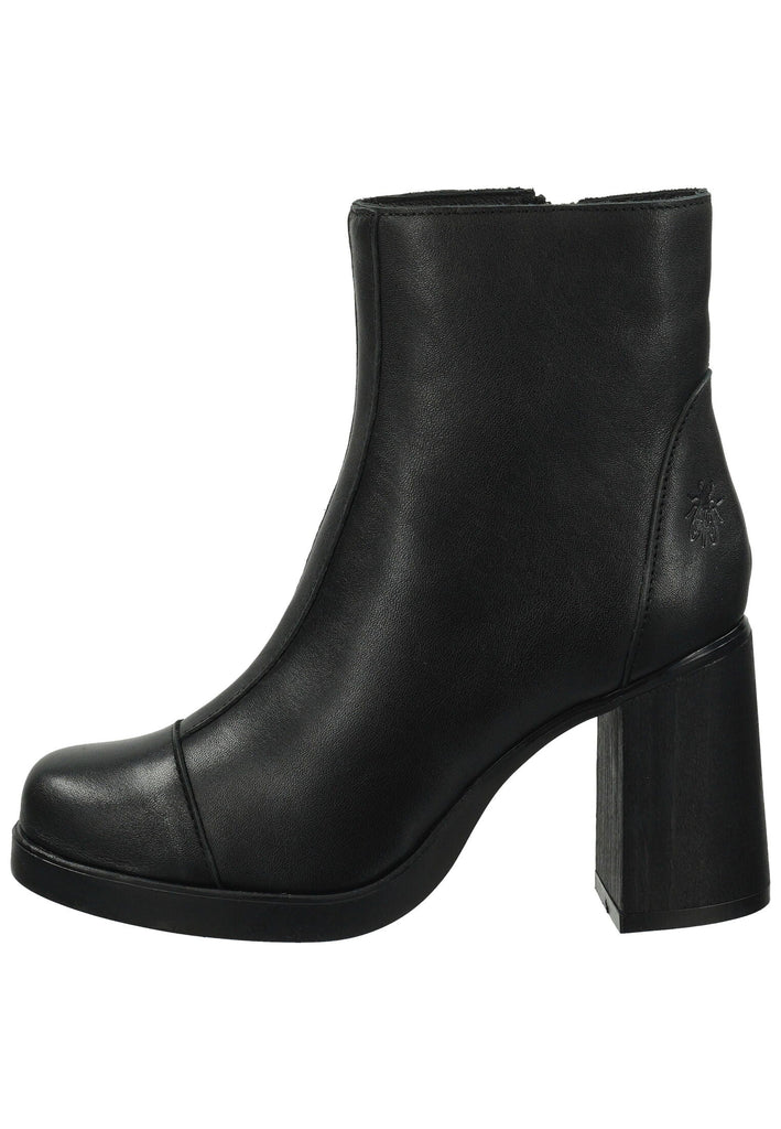 Stiefeletten FLY London Stiefelette Leder Schwarz